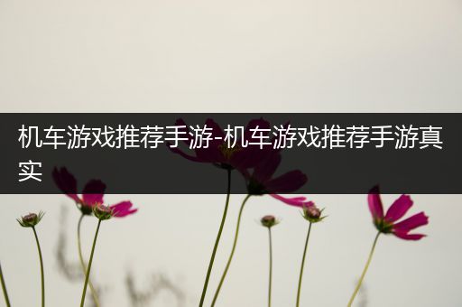 机车游戏推荐手游-机车游戏推荐手游真实