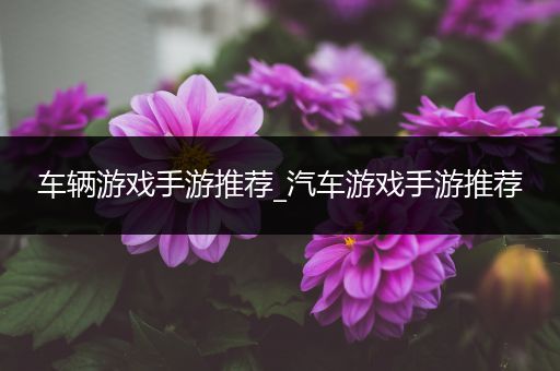 车辆游戏手游推荐_汽车游戏手游推荐
