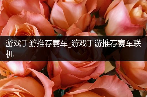 游戏手游推荐赛车_游戏手游推荐赛车联机