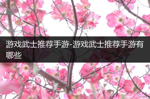 游戏武士推荐手游-游戏武士推荐手游有哪些