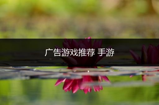 广告游戏推荐 手游