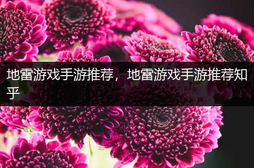 地雷游戏手游推荐，地雷游戏手游推荐知乎