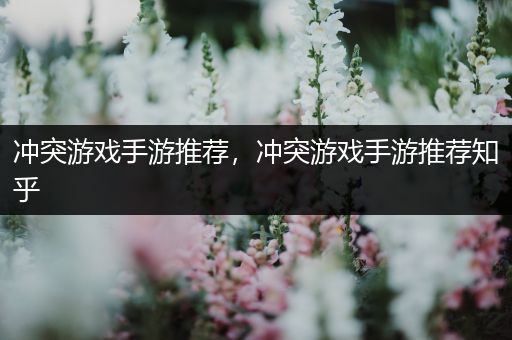 冲突游戏手游推荐，冲突游戏手游推荐知乎