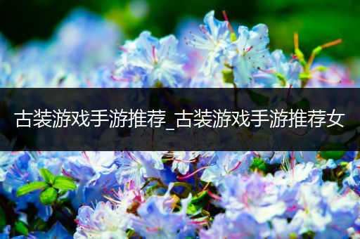 古装游戏手游推荐_古装游戏手游推荐女