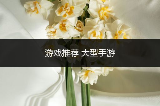 游戏推荐 大型手游