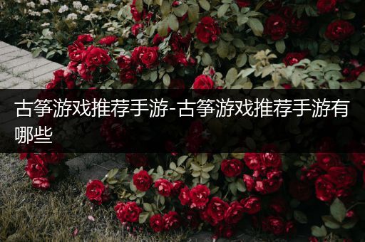 古筝游戏推荐手游-古筝游戏推荐手游有哪些