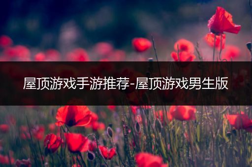 屋顶游戏手游推荐-屋顶游戏男生版