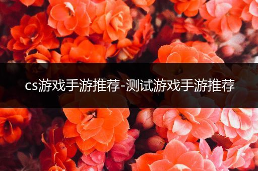 cs游戏手游推荐-测试游戏手游推荐