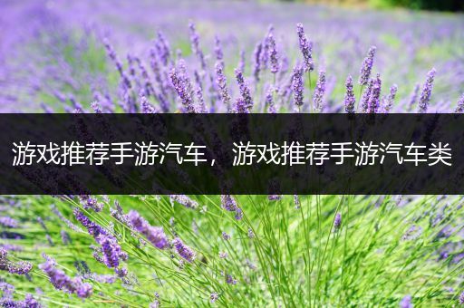 游戏推荐手游汽车，游戏推荐手游汽车类