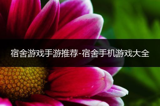 宿舍游戏手游推荐-宿舍手机游戏大全