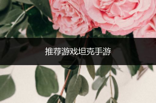 推荐游戏坦克手游