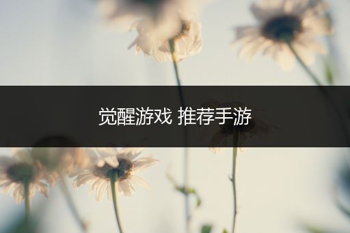 觉醒游戏 推荐手游