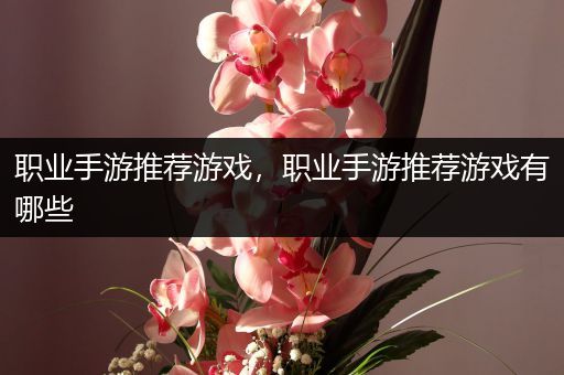 职业手游推荐游戏，职业手游推荐游戏有哪些