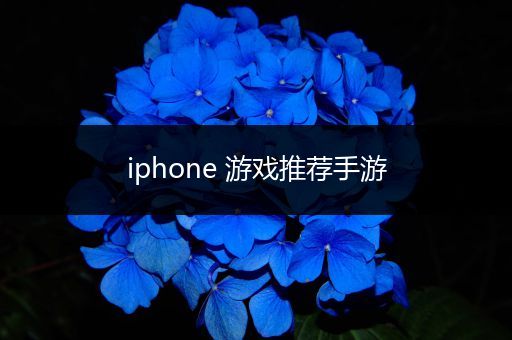 iphone 游戏推荐手游