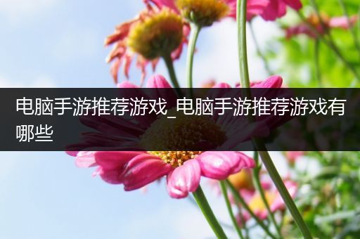 电脑手游推荐游戏_电脑手游推荐游戏有哪些