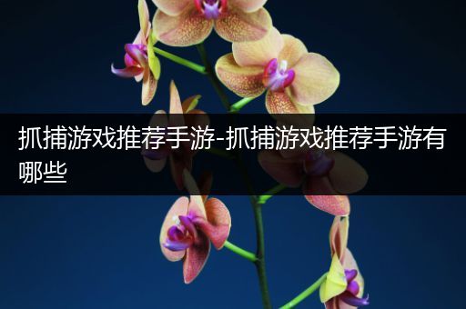 抓捕游戏推荐手游-抓捕游戏推荐手游有哪些
