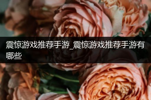 震惊游戏推荐手游_震惊游戏推荐手游有哪些