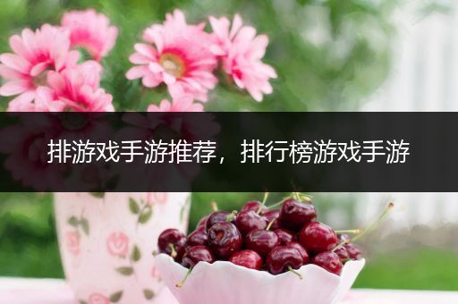排游戏手游推荐，排行榜游戏手游