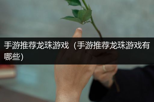 手游推荐龙珠游戏（手游推荐龙珠游戏有哪些）