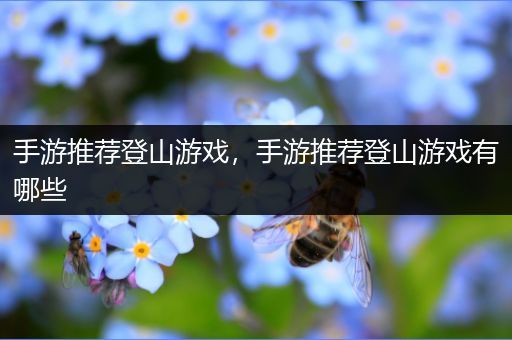 手游推荐登山游戏，手游推荐登山游戏有哪些