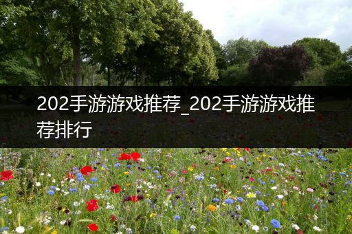 202手游游戏推荐_202手游游戏推荐排行