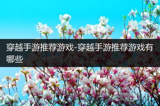 穿越手游推荐游戏-穿越手游推荐游戏有哪些