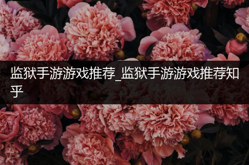 监狱手游游戏推荐_监狱手游游戏推荐知乎