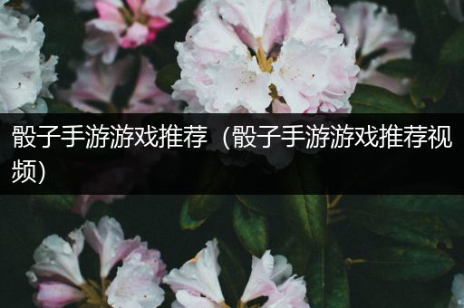 骰子手游游戏推荐（骰子手游游戏推荐视频）