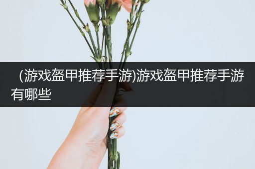 （游戏盔甲推荐手游)游戏盔甲推荐手游有哪些
