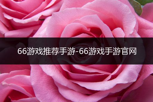 66游戏推荐手游-66游戏手游官网