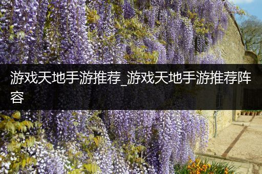 游戏天地手游推荐_游戏天地手游推荐阵容