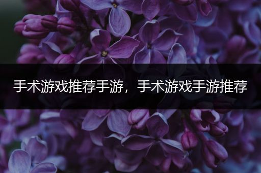 手术游戏推荐手游，手术游戏手游推荐