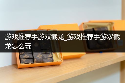 游戏推荐手游双截龙_游戏推荐手游双截龙怎么玩
