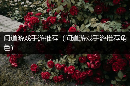 问道游戏手游推荐（问道游戏手游推荐角色）