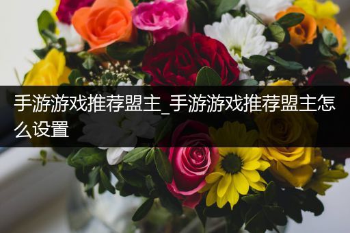 手游游戏推荐盟主_手游游戏推荐盟主怎么设置