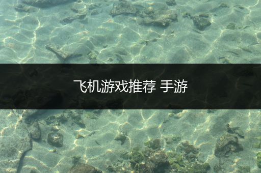 飞机游戏推荐 手游