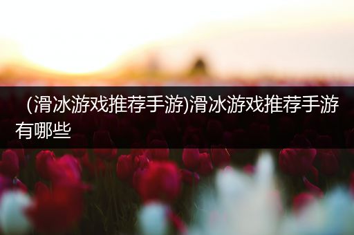 （滑冰游戏推荐手游)滑冰游戏推荐手游有哪些