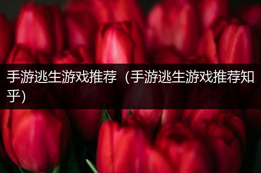 手游逃生游戏推荐（手游逃生游戏推荐知乎）