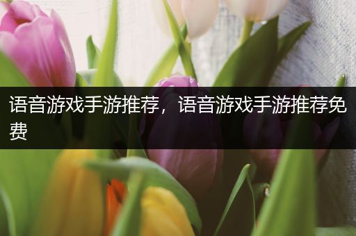 语音游戏手游推荐，语音游戏手游推荐免费