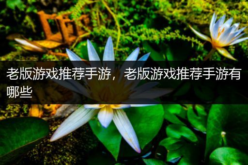 老版游戏推荐手游，老版游戏推荐手游有哪些