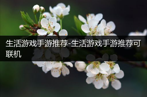 生活游戏手游推荐-生活游戏手游推荐可联机
