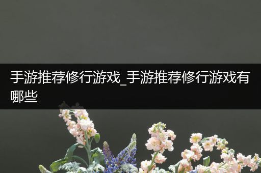 手游推荐修行游戏_手游推荐修行游戏有哪些
