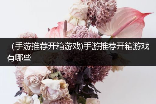 （手游推荐开箱游戏)手游推荐开箱游戏有哪些