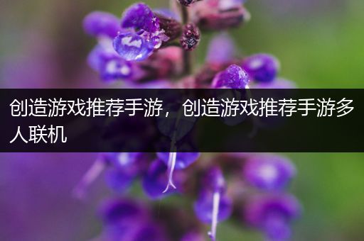 创造游戏推荐手游，创造游戏推荐手游多人联机