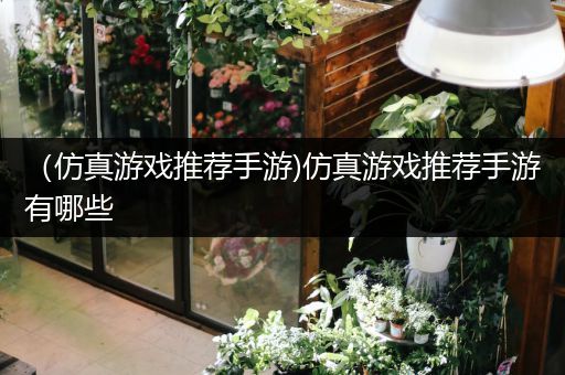 （仿真游戏推荐手游)仿真游戏推荐手游有哪些