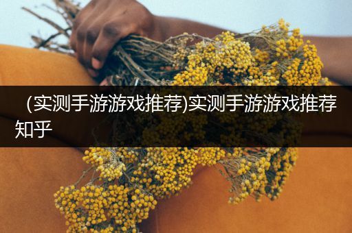 （实测手游游戏推荐)实测手游游戏推荐知乎