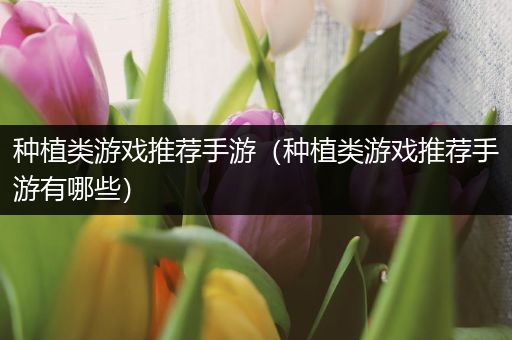种植类游戏推荐手游（种植类游戏推荐手游有哪些）