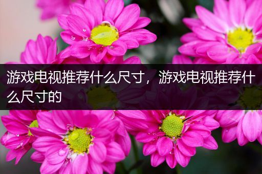 游戏电视推荐什么尺寸，游戏电视推荐什么尺寸的