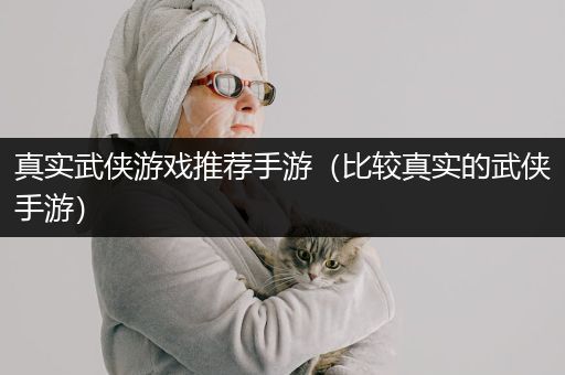 真实武侠游戏推荐手游（比较真实的武侠手游）