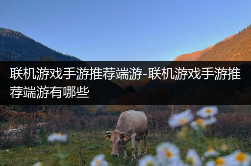 联机游戏手游推荐端游-联机游戏手游推荐端游有哪些